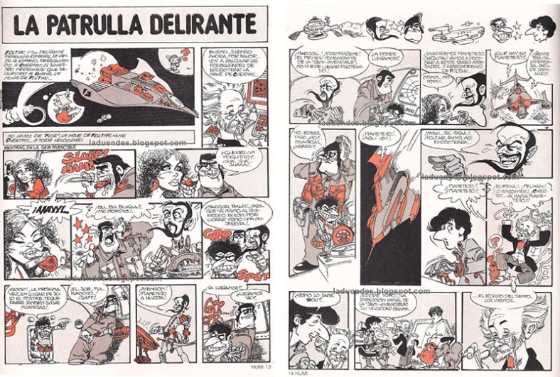 patrulla delirante, revista Humor 1982